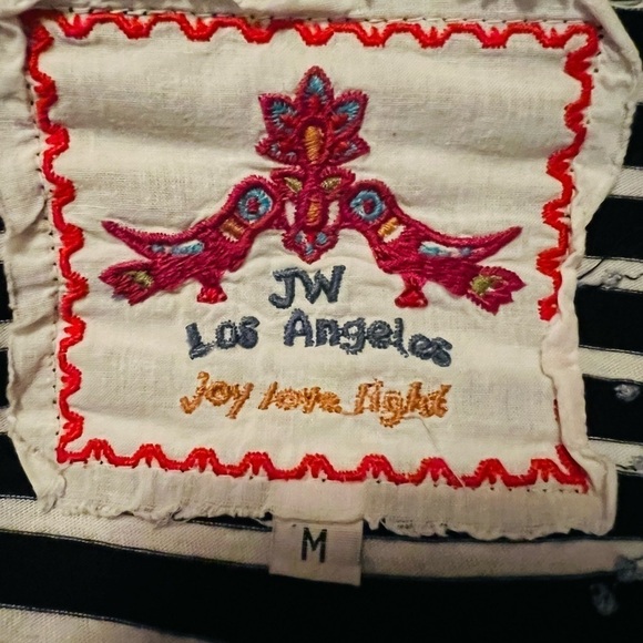 JOHNNY WAS BLACK AND WHITE HOODED OPEN CARDIGAN SIZE MEDIUM - Picture 10 of 11